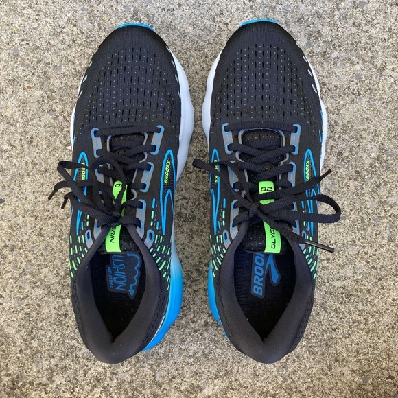 Brooks Glycerin 20 - Black, Blue, and Green. Size 9.5 Mens - Picture 4 of 6
